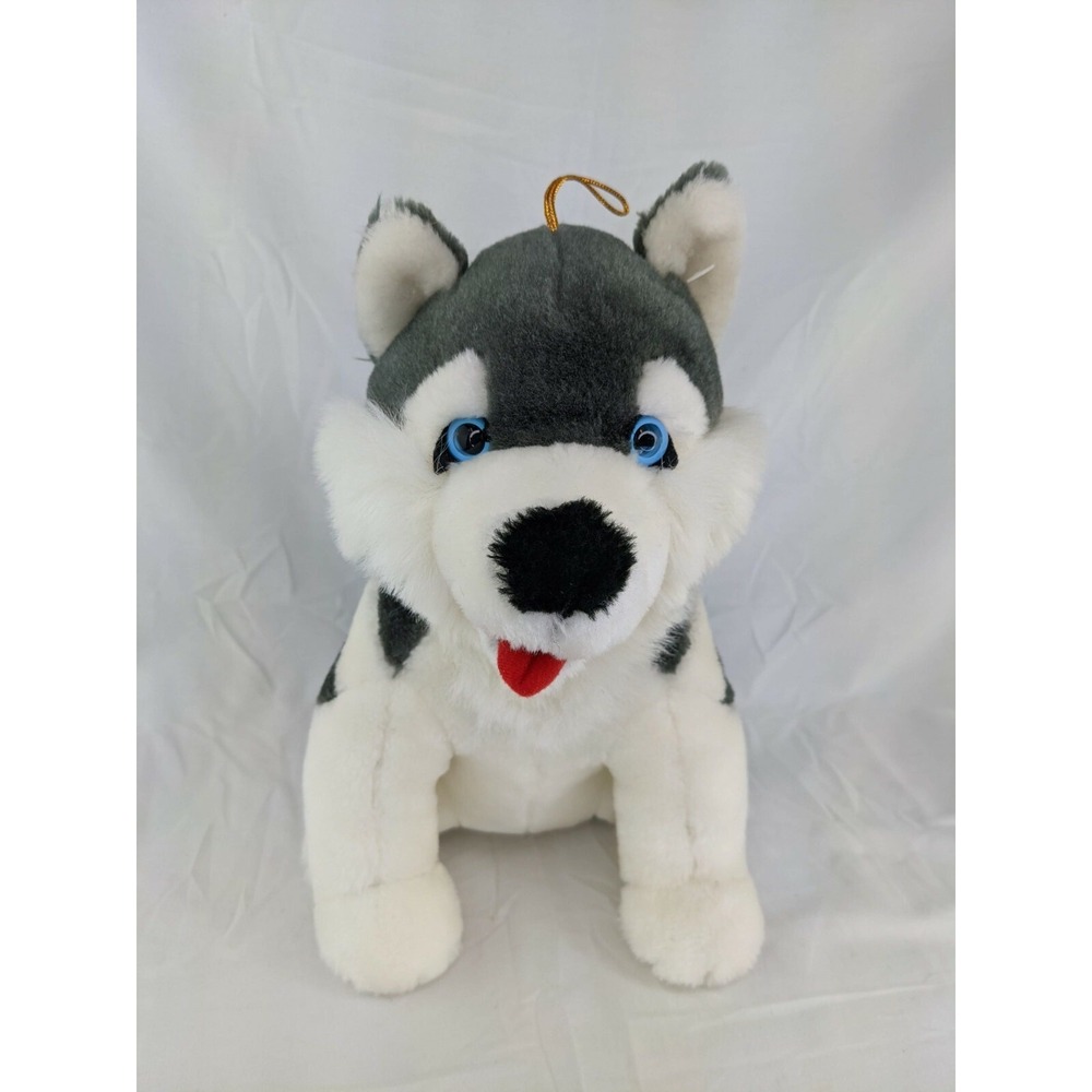 Wolf Husky Dog Plush 13 Inch Shalom Toy Co Stuffed Animal Toy